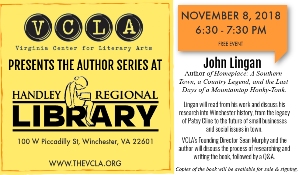 Author Series with John Lingan