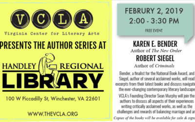 Author Series continues with Karen E. Bender and Robert Siegel