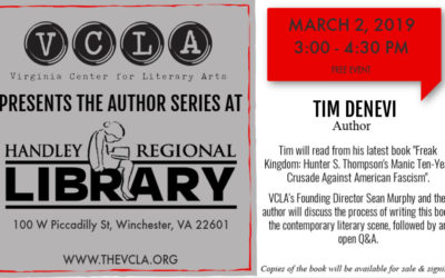 Author Series Continues with Tim Denevi