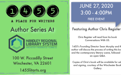 1455 AUTHOR SERIES AT HANDLEY LIBRARY: CHRIS REGISTER