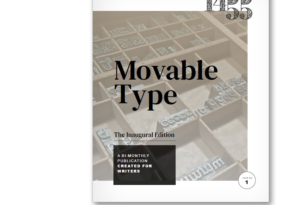 Introducing 1455’s MOVABLE TYPE: A Publication for Writers