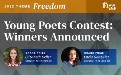 1455’S 4TH ANNUAL YOUNG POETS CONTEST WINNERS ANNOUNCED