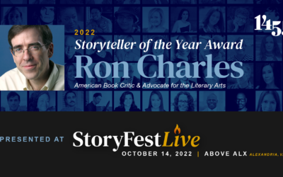 RON CHARLES TO RECEIVE 1455 STORYTELLER OF THE YEAR AWARD