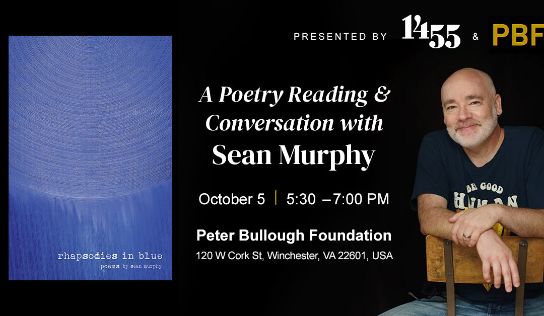 1455 and PBF Present a Poetry Reading & Conversation with Sean Murphy